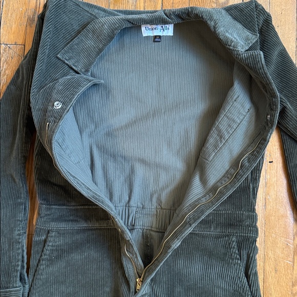 Lee Olive Green Corduroy Jumpsuit - Picture 4 of 12